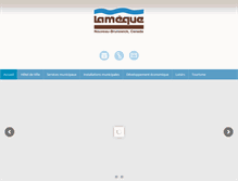 Tablet Screenshot of lameque.ca